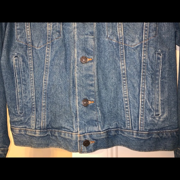 ❤️SOLD❤️Unisex Embroidered Denim Jacket ROCK & ROLL 1980s - Picture 7 of 12